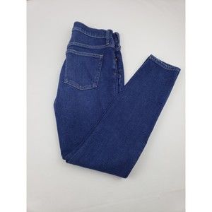 J Crew Womens 9" Mid-Rise Toothpick Denim Jeans Skinny Size 26 Color Blue Cotton